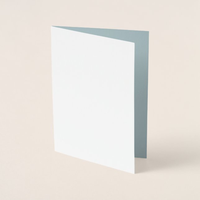 Tarjeta Con Relieve Metalizado BODA monocromo verde de sabio ligero del presupues (Anverso)
