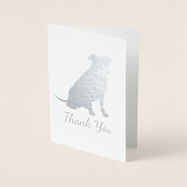 Tarjeta Con Relieve Metalizado Bulldog Pit Baby Shower Blue Boy Pitbull (Anverso)