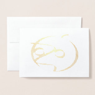 Tarjeta Con Relieve Metalizado Calabaza de Halloween con fondo transparente