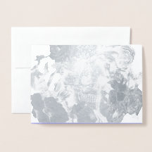 Calavera floral vintage