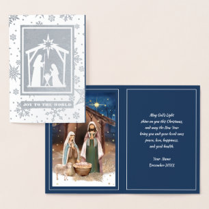 Tarjeta Con Relieve Metalizado Cartas de Navidades de Relieve metalizado Real de