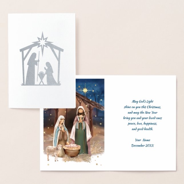 Tarjeta Con Relieve Metalizado Cartas de Navidades de Relieve metalizado Real de  (Demostración)