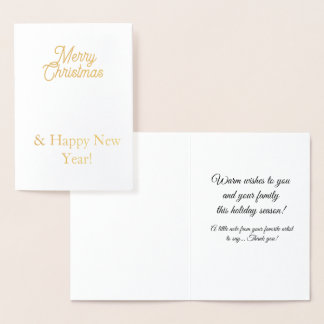 Tarjeta Con Relieve Metalizado Christmas Holiday Card