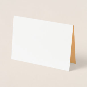 Tarjeta Con Relieve Metalizado Color Hex #FABA77, Brandy