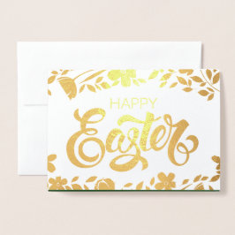 Tarjeta Con Relieve Metalizado Conejo blanco | Pascua "Alicia en el País de las M