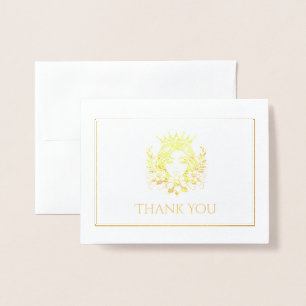 Tarjeta Con Relieve Metalizado Corona de la Reina del Concurso