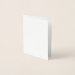 Tarjeta Con Relieve Metalizado Crea el tuyo<br><div class="desc">Crea tu propio estilo minimalista personalizable blanco que se puede actualizar fácilmente con tu foto y texto. Si necesitas ayuda para personalizar este producto,  por favor contáctame usando el botón de mensaje abajo y estaré encantado de ayudar.</div>