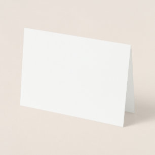 Tarjeta Con Relieve Metalizado Crea tu propio blanco