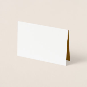 Tarjeta Con Relieve Metalizado Crea tu propio marrón