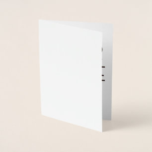 Tarjeta Con Relieve Metalizado Crear su propia placa de papel