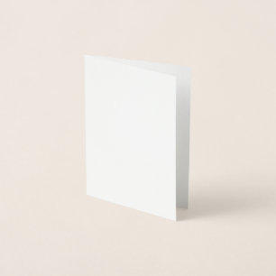 Tarjeta Con Relieve Metalizado Crear su propio blanco