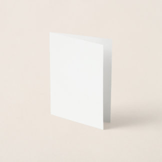 Tarjeta Con Relieve Metalizado Crear su propio blanco