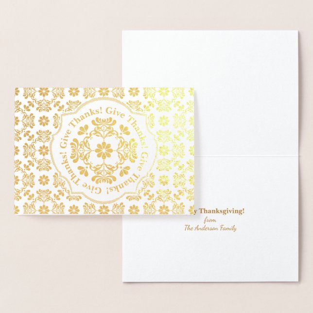 Tarjeta Con Relieve Metalizado Crisantemo de Arte Popular Personalizado Acción de (Demostración)