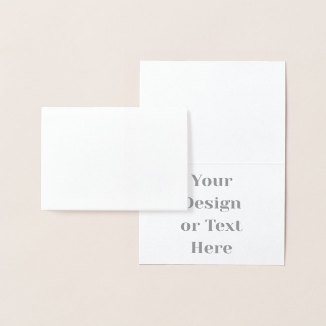 Tarjeta Con Relieve Metalizado Customizable Your Design or Text Here Personalized (Demostración)