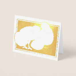 Tarjeta Con Relieve Metalizado Cute Happy Hatching Easter Eggs