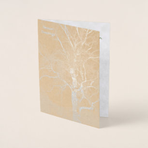 Tarjeta Con Relieve Metalizado Día de fiesta y placeres simples