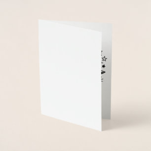 Tarjeta Con Relieve Metalizado Diseño de cita motivacional de progreso no perfecc