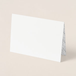 Tarjeta Con Relieve Metalizado diseño seco veintidós