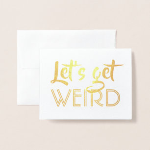 Tarjeta Con Relieve Metalizado Divertido hombre groomsman o mejor hombre - Vamos