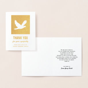Tarjeta Con Relieve Metalizado Dove Solidaridad Gracias Tarjeta en el Relieve met