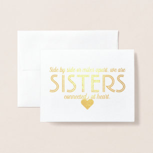 Tarjeta Con Relieve Metalizado efecto metalizado dorado Divertida dama de honor