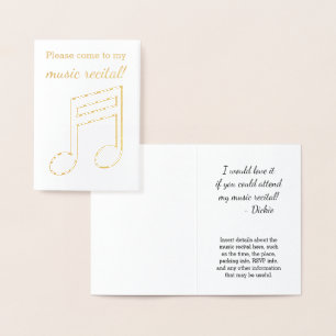 Tarjeta Con Relieve Metalizado El Relieve metalizado dorado "viene por favor a mi