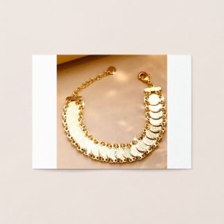 Tarjeta Con Relieve Metalizado Elegant Floral Wedding RSVP Card – Customizable 