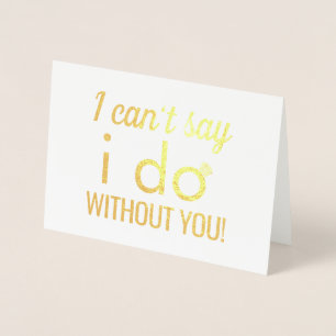 Tarjeta Con Relieve Metalizado Elegante Oro Serás Mi Propuesta De La Mujer De La 
