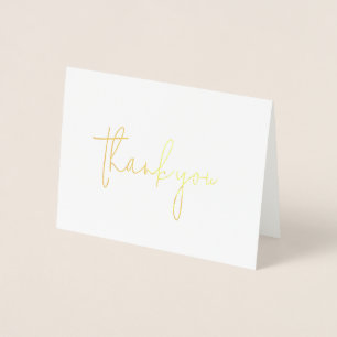 Tarjeta Con Relieve Metalizado Elegante Relieve metalizado dorado Gracias