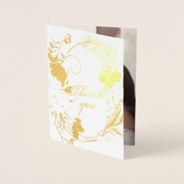 Tarjeta Con Relieve Metalizado Elegante Rosa de vino de oro de Borgoña Wreath Pho