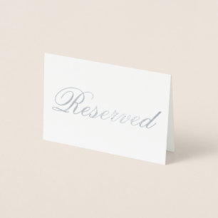 Tarjeta Con Relieve Metalizado Elegante tarjeta de mesa de Relieve metalizado pla