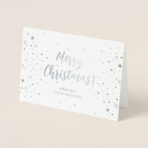 Tarjeta Con Relieve Metalizado Elegante tarjeta de Relieve metalizado para Navida