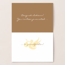 ¡Enhorabuena! Tarjeta de Relieve metalizado de abu