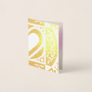 Tarjeta Con Relieve Metalizado Estaremos Pulmonando Juntos