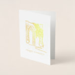 Tarjeta Con Relieve Metalizado Felices fiestas Navidades del puente de Brooklyn H<br><div class="desc">La tarjeta de saludo cuenta con un ilustracion original del puente de Brooklyn de la ciudad de Nueva York, vestido para las vacaciones con un arco, y FELIZ FESTIVIDAD en una fuente divertida. Ideal para Navidades o Hanukkah. ¿No ves lo que estás buscando? ¿Necesita ayuda con la personalización? Haga clic...</div>