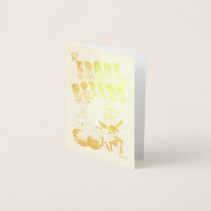 Tarjeta Con Relieve Metalizado Felices Pascuas