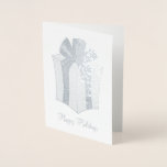 Tarjeta Con Relieve Metalizado Felices vacaciones Navidades Hanukkah Paquete Rega<br><div class="desc">La tarjeta presenta un ilustracion de marca original de una caja de regalo envuelta con un arco encima, y FELIZ FESTIVIDAD en una fuente divertida. ¿No ves lo que estás buscando? ¿Necesita ayuda con la personalización? Haga clic en "Recaucaheartsny" (esquina superior derecha) y luego "contacte con este diseñador" para tener...</div>