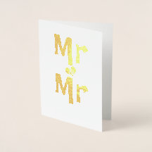 Felicidades por la boda del Sr y el Sr