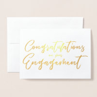 Felicitación de compromiso hermosa