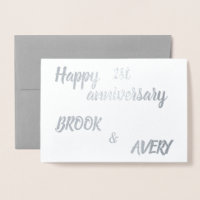 Feliz Aniversario: Nombres y números personalizado