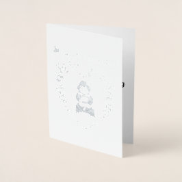 Tarjeta Con Relieve Metalizado Feliz corazón del oso del Día de San Patricio, tar