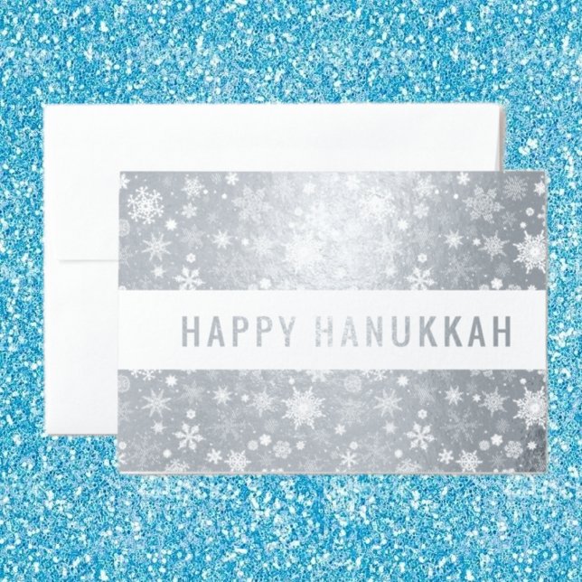 Tarjeta Con Relieve Metalizado Feliz Hanukkah (Subido por el creador)