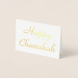 Tarjeta Con Relieve Metalizado Feliz Janucá