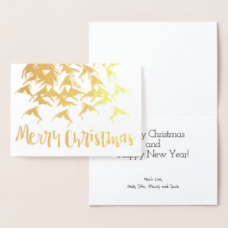 Tarjeta Con Relieve Metalizado Feliz Navidad Año Nuevo Relieve metalizado platead