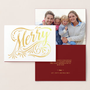 Tarjeta Con Relieve Metalizado Feliz Navidad Elegante Relieve metalizado dorado m