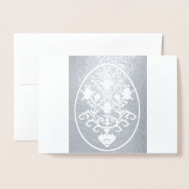 Tarjeta Con Relieve Metalizado ¡Feliz Pascua!