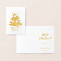 Feliz Relieve metalizado dorado navideño Velas de