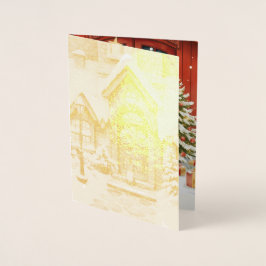 Tarjeta Con Relieve Metalizado Folierat kort