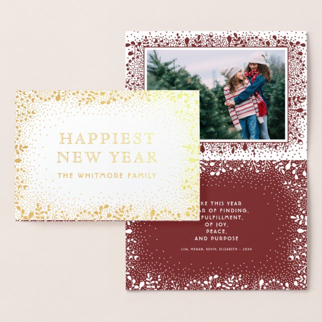 Tarjeta Con Relieve Metalizado Foto de ferias escarpadas (Demostración)