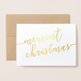 Tarjeta Con Relieve Metalizado Foto de festividad "Navidades más hermosos" de esc